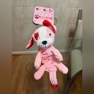 Bow Wow Pet -  -  Be My Valentine Doggie 🐶 Clinker & Squeaky Dog Toy 14”